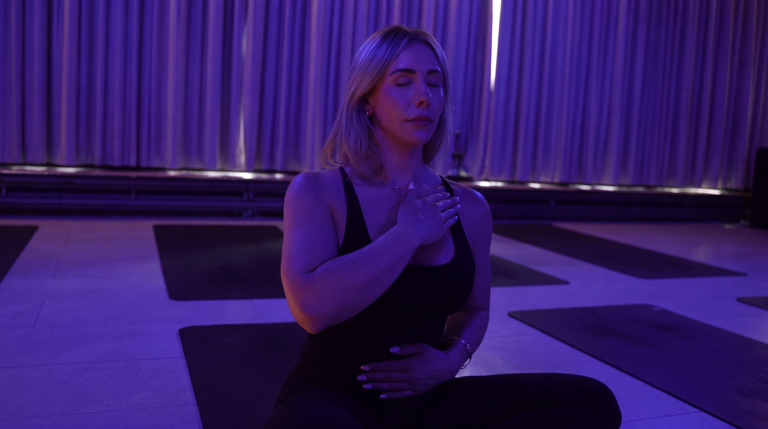 Commercial cover — woman meditating