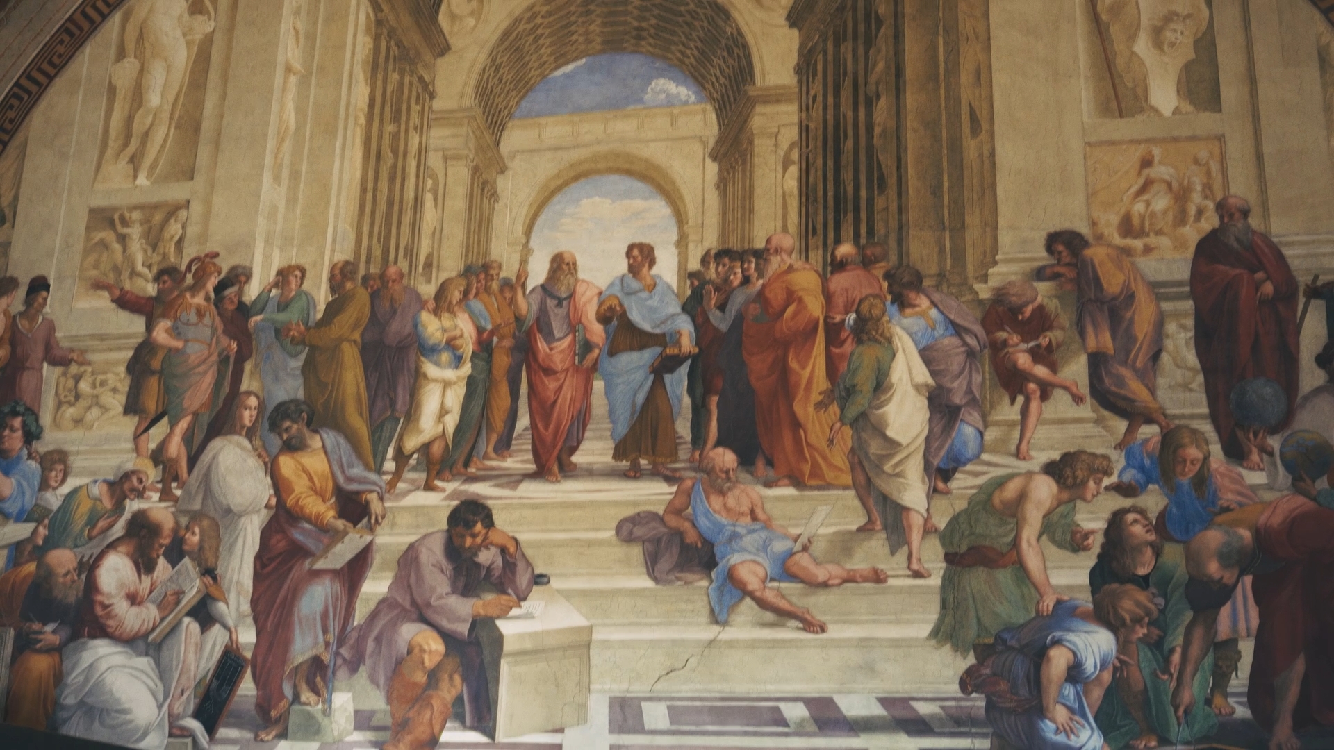 Wander cover — School of Athens fresco